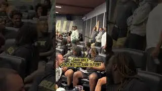Coach Warren Sapp Turnt Before Team Meetings #coloradobuffalos #CoachPrime #CoachSapp