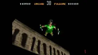 Killer Instinct (1994) - frog glitch - Fulgore juggle after falling off rooftop