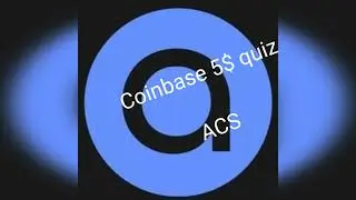 Coinbase ACS quiz/kvíz 5$