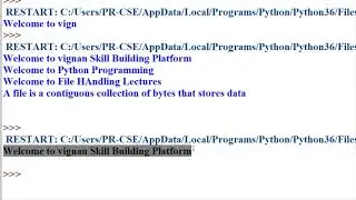 Python: Reading from Files