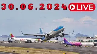LIVE ACTION From Madeira Island Airport 30.06.2024
