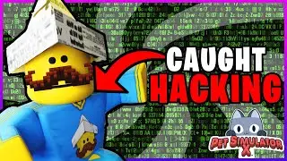 This Pet Simulator X Youtuber Got CAUGHT For HACKING!?...