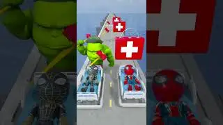 GTA V Latest Upgraded RED Spidey and BLACK Spidey Lying On Hospital Bed #gta
