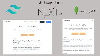 Full stack Nextjs Blog Application | Mongodb Nextjs Next-auth | Part 1 Project Step & Backend API