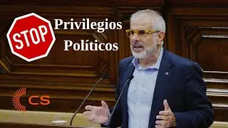 STOP privilegios económicos a ex presidentes, ex consellers y jefes de la oposición.