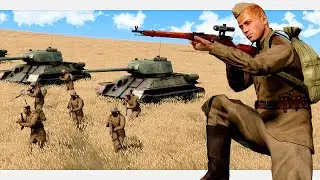 Советский снайпер. ВТОРАЯ МИРОВАЯ ВОЙНА. ARMA 3 Solid Games. Солидные Игры [Арма3/Arma3]