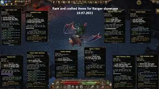 Drakensang Online Ranger Level 100 items and stats