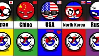 Countries that Love/Hate South Korea 