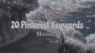 20 Pinterest Keywords Aesthetic + cute (maniax)♡