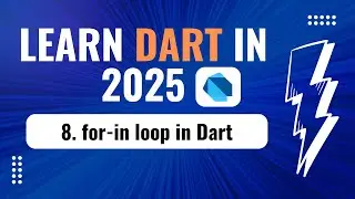 For-In Loop in Dart 🚀 | Dart Tutorial (Beginner Friendly)
