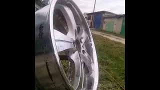 Способ удалить бордюрку с обода диска (зеркальная полировка )