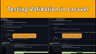The only reasonable, cost-effective way to test validation in Laravel apps