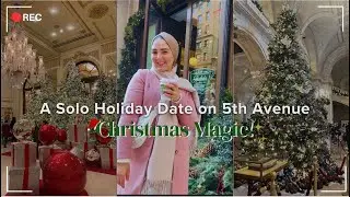 My Solo Christmas Date on 5th Avenue | Festive Vibes🎄