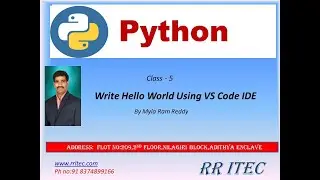 Python Hello World Using VS Code
