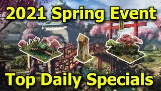 Forge of Empires: 2021 Spring Event Top Daily Specials!