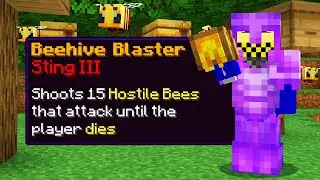 The Beehive Blaster is OP in Minecraft Hunger Games!