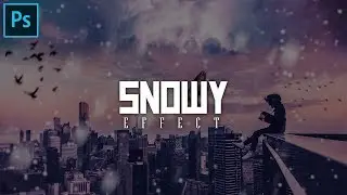 How To Create Snow fall Effect In Photoshop | Photoshop Tutorial | 100% Free