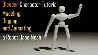 Modeling, Rigging and Animating a Robot Base Mesh | Blender Beginner Tutorial