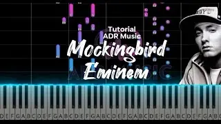 Mockingbird || Eminem (ADR Music Piano Tutorial With Sheet Music, Not Beams)
