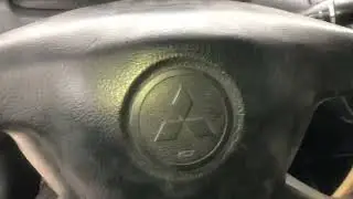 Как снять руль в сборе на автомобиле Mitsubishi Lancer 9 1.6 4G18