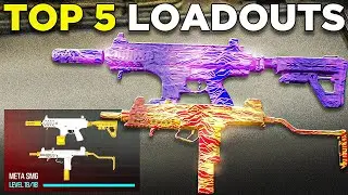 TOP 5 *META* SMG LOADOUTS in WARZONE! 👑 (Warzone 3 Best Class Setup) - MW3