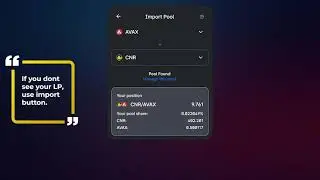 How to remove LP (Liquidity Provider Tokens)