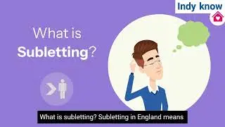 What is subletting?