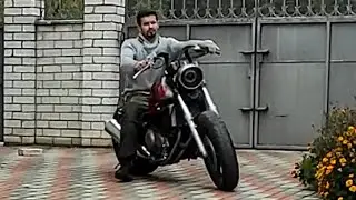 Кастомный Боббер с двигателем HONDA CB 500 ● Проверка тормозов