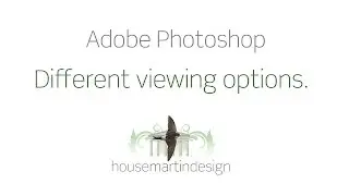 Photoshop Tutorial - Different viewing modes in Photoshop - Adobe Photoshop