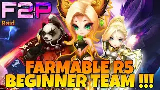 SOLO R5 !!! BEGINNER + FARMABLE TEAM SUMMONERS WAR