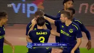 Gylfi Sigurdsson  Everton Goal Awesome | Hajduk vs Everton 1:1 | 25.08.2017
