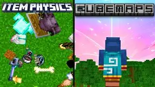 ITEM PHYSICS Addon & EPIC Skyboxes to Minecraft MCPE, Bedrock, Windows 10