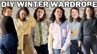 Everything I made this winter | DIY Winter Wardrobe Roundup