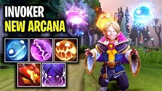 NEW ARCANA INVOKER..!? Epic Young Invoker Persona First Ever by Gunnar 7.22 | Dota 2