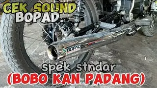 Cek sound bobokan padang. BOPAD di rks os 100 stndar #2tak #rkspesial #bobokanpadang