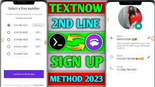 TextNow is unavailable in your country problem 2023 | TextNow sign up new method 2023 | 