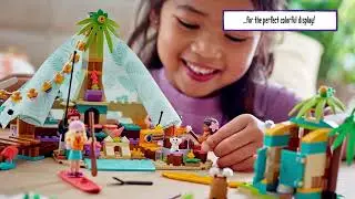 LEGO Friends Beach Glamping Tent Camping Nature Set 41700