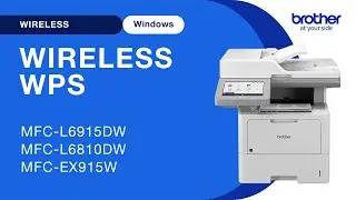 MFCL6915DW set up wireless with WPS - Windows