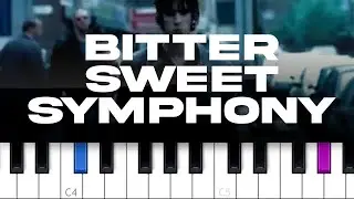 The Verve - Bitter Sweet Symphony  (piano tutorial)