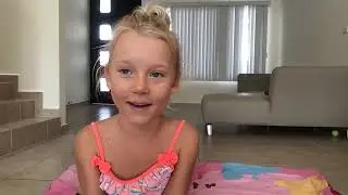 Girl Gymnast Viktoriya - Our Stretching and Flexibility Lesson at Home in Odesss
