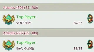 Atlantis 6th win