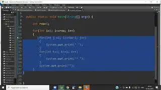 Print Pyramid  Star and Number Pattern in Java (Pat-3) ||