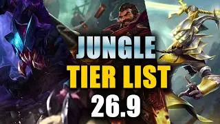 Jungle Tier List Patch 26.9 NEW S Ranks