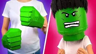 HULK Is Here! || Making HUGE Wall Decor And Lego Man Hulk Costume