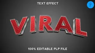 💯% Editable! Viral Text Effect in PixelLab | Free PLP File
