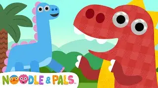 Stomp Like A Dinosaur | Shake your wiggles out - ROAR! 🦖 | Noodle & Pals