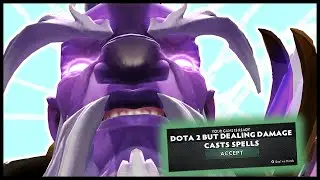 Dota 2 But Dealing Damage Casts Spells