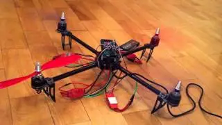 Projeto Andromeda (AeroQuad + Arduino) - Primeiro teste com os Motores