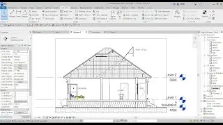 #15 How To Create section and Add roof Trusses Trick Revit Tutorial