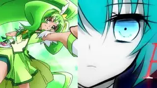 I think the choruses of these two songs sound quite similar - Smile Precure X Vocaloid